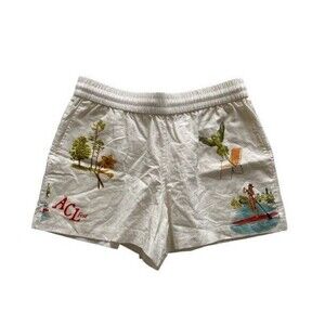 ACL‎ Austin City Limits Music Fest Women’s XL Linen Cotton Board Shorts